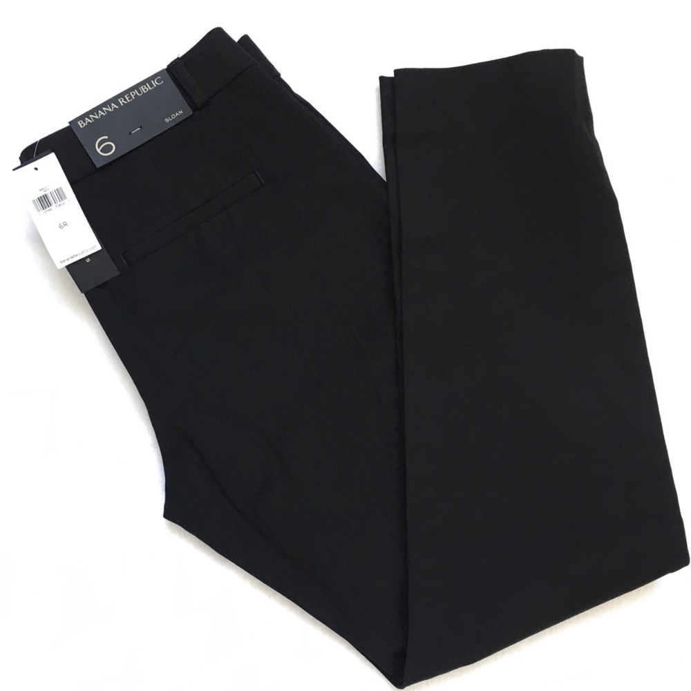 Banana Republic Sloan Fit Black Pants